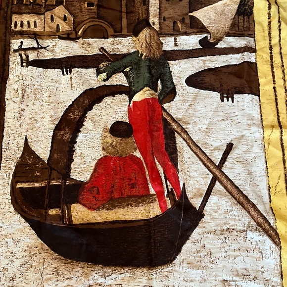 Vintage Toninilli - MILANO image scarf wrap. Unique design. - Picture 2 of 7